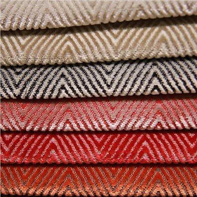 পলিয়েস্টার রঙ্গিন সোফা বালিশ Jacquard হোম টেক্সটাইল ফ্যাব্রিক